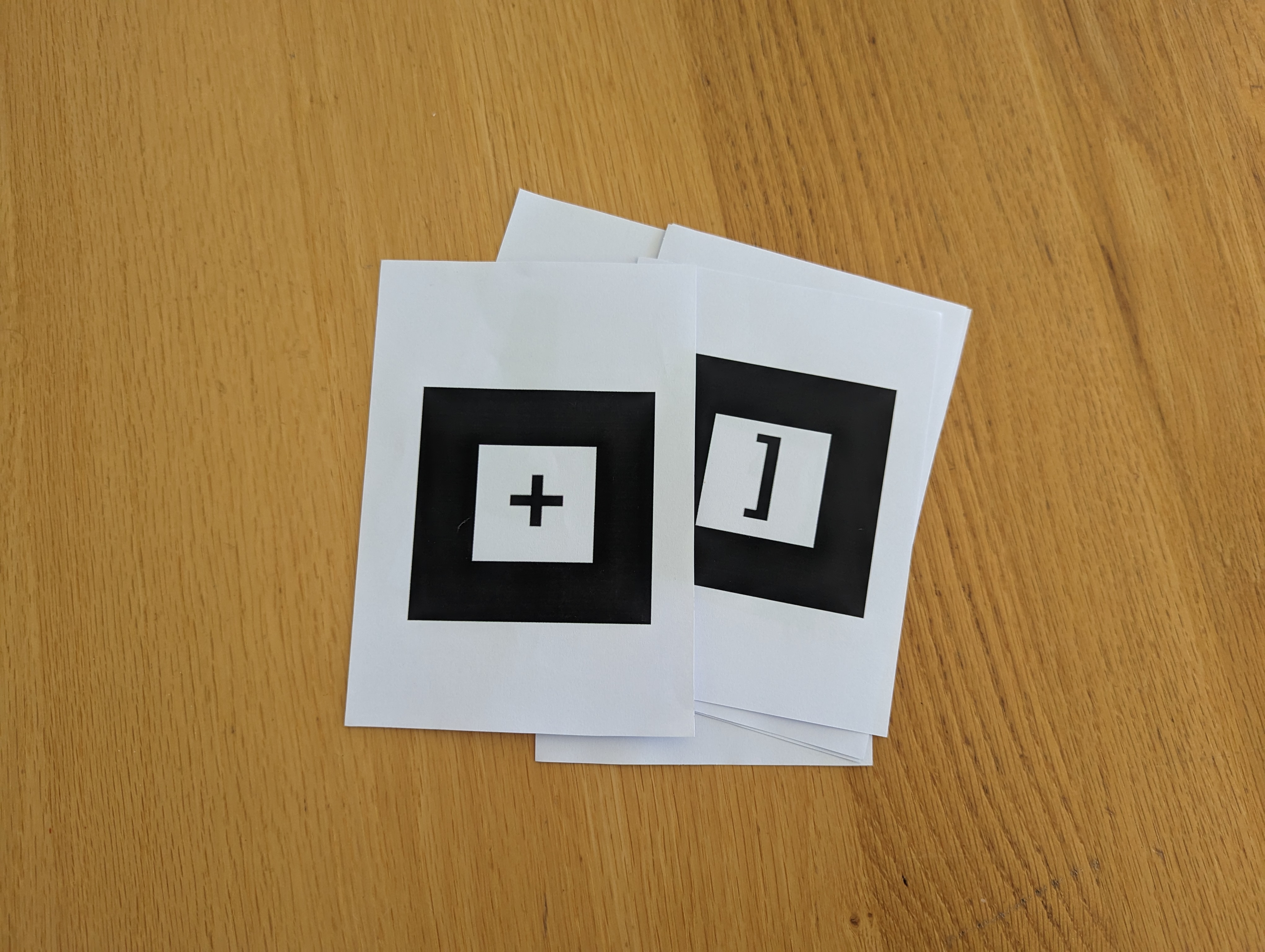 brainfucks symbol cards on a table